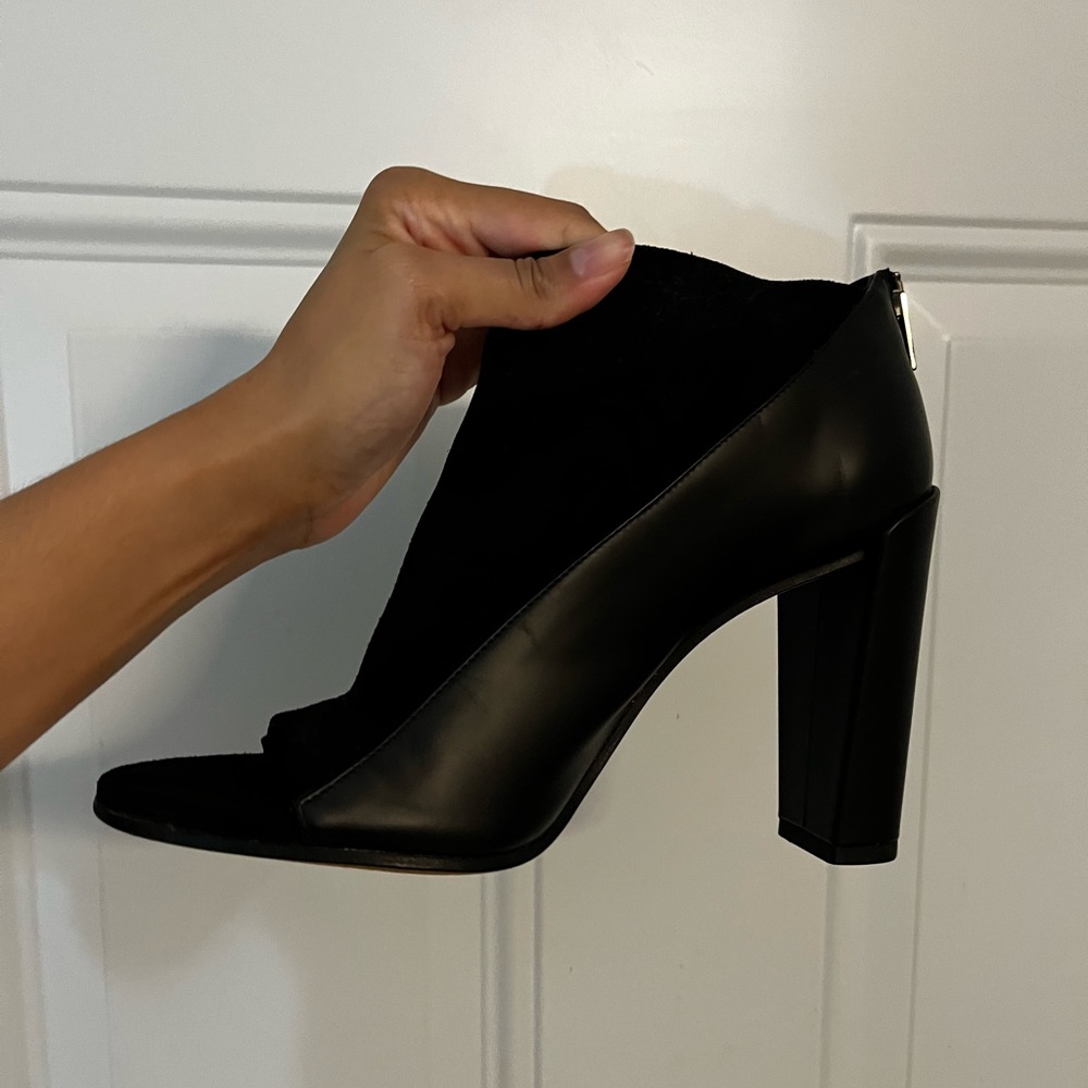 Vince black bootie